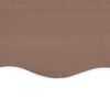 vidaXL Replacement Fabric for Awning Brown 3.5x2.5 m