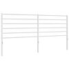 vidaXL Metal Replace Headboard White 193 cm