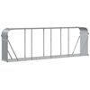 vidaXL Log Holder Light Grey 300x45x100 cm Galvanised Steel