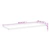 vidaXL Bookshelf Boards 8 pcs High Gloss Black 80x30x1.5 cm Engineered Wood