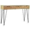 vidaXL Console Table 120x35x76 cm Solid Teak