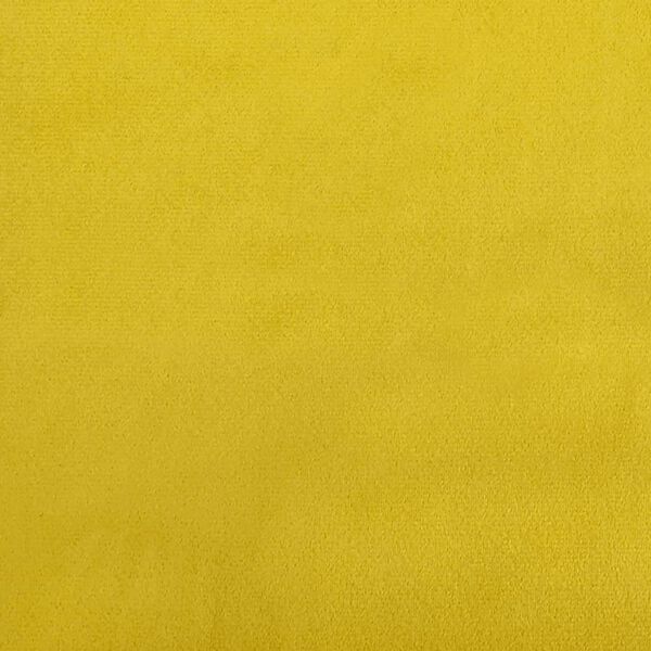 vidaXL Slipper Chair Yellow Velvet