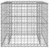 vidaXL Gabion Basket Silver 70x70x65 cm Galvanised Iron