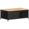 vidaXL Coffee Table 90x50x37 cm Solid Rough Mango Wood