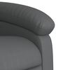 vidaXL Massage Recliner Chair Grey Faux Leather