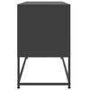 vidaXL TV Cabinet Black 100.5x39x60.5 cm Steel