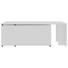 vidaXL Coffee Table White 150x50x35 cm Engineered Wood