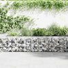 vidaXL Gabion Basket Galvanised Steel 100x50x50 cm