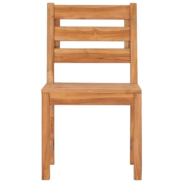 vidaXL Garden Chairs 4 pcs Solid Wood Teak