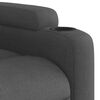 vidaXL Stand up Massage Recliner Chair Dark Grey Fabric