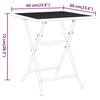 vidaXL 5 Piece Garden Dining Set Expanded Metal Mesh Anthracite