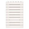 vidaXL Laundry Basket White 44x44x66 cm Solid Wood Pine