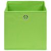 vidaXL Storage Boxes 4 pcs Green 32x32x32 cm Fabric