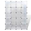 vidaXL Modular Cabinet 14 Compartments White 37x146x180.5 cm