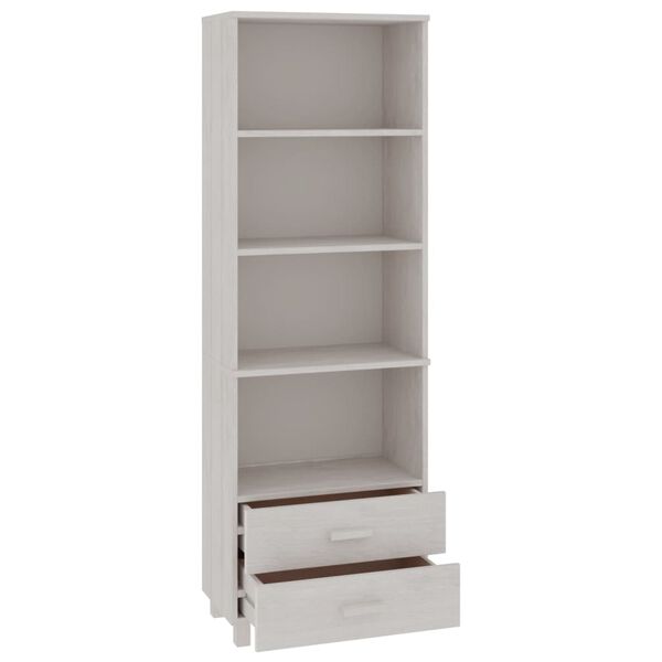 vidaXL Highboard HAMAR White 60x35x180 cm Solid Wood Pine