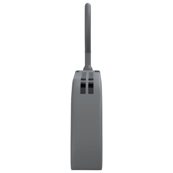 vidaXL Extendable Clothes Hangers 10 pcs Grey