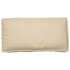 vidaXL Cushion Beige 120 x 60 x 12 cm Oxford Fabric