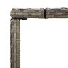 vidaXL 5 Piece Garden Bar Set Grey Poly Rattan
