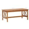 vidaXL 3 Piece Garden Lounge Set with Cushions Solid Acacia Wood