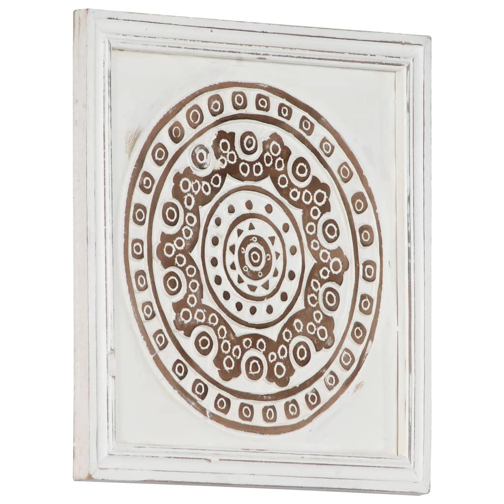 vidaXL Hand-Carved Wall Panels 2 pcs MDF 40x40x1.5 cm