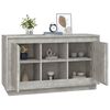 vidaXL Sideboard Concrete Grey 102x35x60 cm Engineered Wood