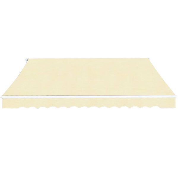 vidaXL Folding Awning Manual Operated 400 cm Cream