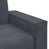 vidaXL 2-Seater Sofa Dark Grey 120 cm Velvet