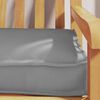 vidaXL Pallet Cushion Grey 200 x 40 x 8 cm Oxford Fbric