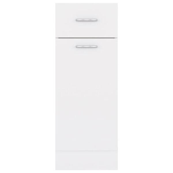 vidaXL Drawer Bottom Cabinet Lyon White 30x46x81.5 cm Engineered Wood