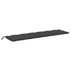 vidaXL Garden Bench Cushions 2 pcs Melange Anthracite 200x50x7 cm Fabric