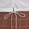 vidaXL Bamboo Laundry Bin Rectangular Brown