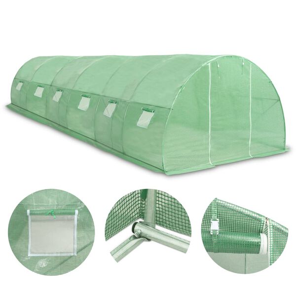 vidaXL Greenhouse 27m&sup2; 900x300x200 cm