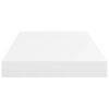vidaXL Floating Wall Shelf White 50x23x3.8 cm MDF
