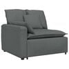 vidaXL Modular Sofa with Cushions Dark Grey