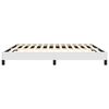 vidaXL Bed Frame without Mattress White 193x203 cm King Faux Leather