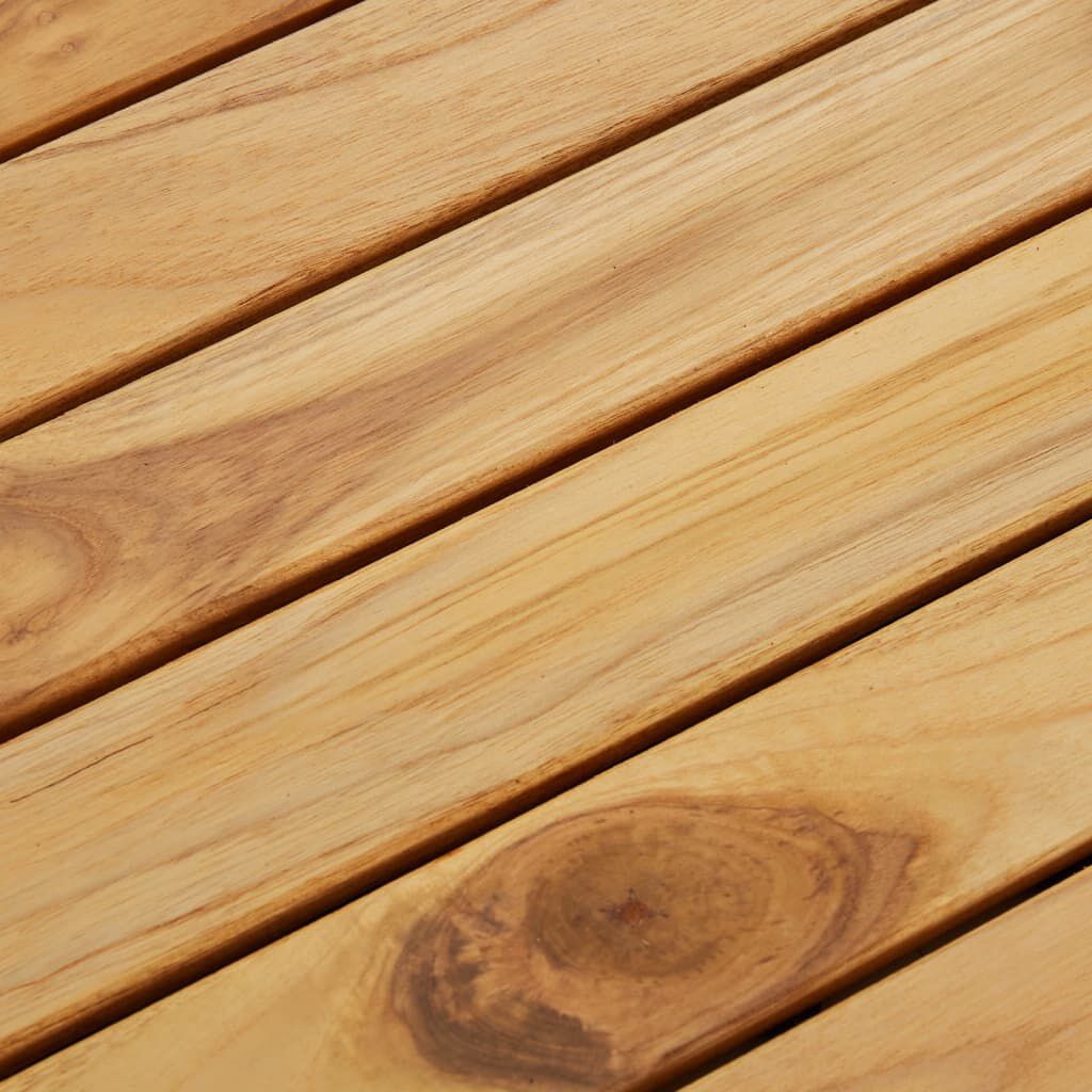 vidaXL Decking Tiles 10 pcs 30x30 cm Solid Wood Teak Vertical Pattern