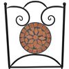 vidaXL 3 Piece Bistro Set Ceramic Tile Terracotta