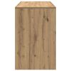 vidaXL Desk Artisan Oak 101x50x76.5 cm Engineered Wood