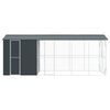 vidaXL Bird Cage Anthracite 645 x 208 x 247 cm Galvanised Steel