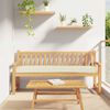vidaXL Pallet Cushion Cream 200 x 40 x 8 cm Oxford Fbric