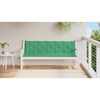 vidaXL Garden Bench Cushion Green 180x(50+50)x7cm Oxford Fabric