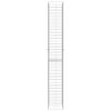 vidaXL Gabion Baskets 3 pcs Galvanised Steel 25x25x197 cm