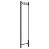 vidaXL 5-Panel Room Divider White 200x200 cm Fabric