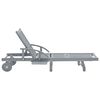 vidaXL Garden Sun Lounger with Cushion Solid Acacia Wood