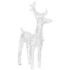 vidaXL Reindeers & Sleigh Christmas Decoration 280x28x55 cm Acrylic