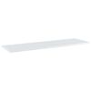 vidaXL Bookshelf Boards 4 pcs High Gloss White 100x30x1.5 cm Engineered Wood