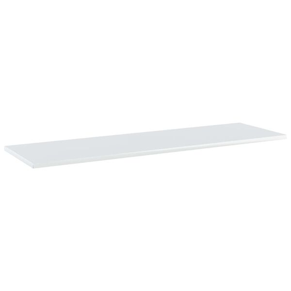 vidaXL Bookshelf Boards 4 pcs High Gloss White 100x30x1.5 cm Engineered Wood