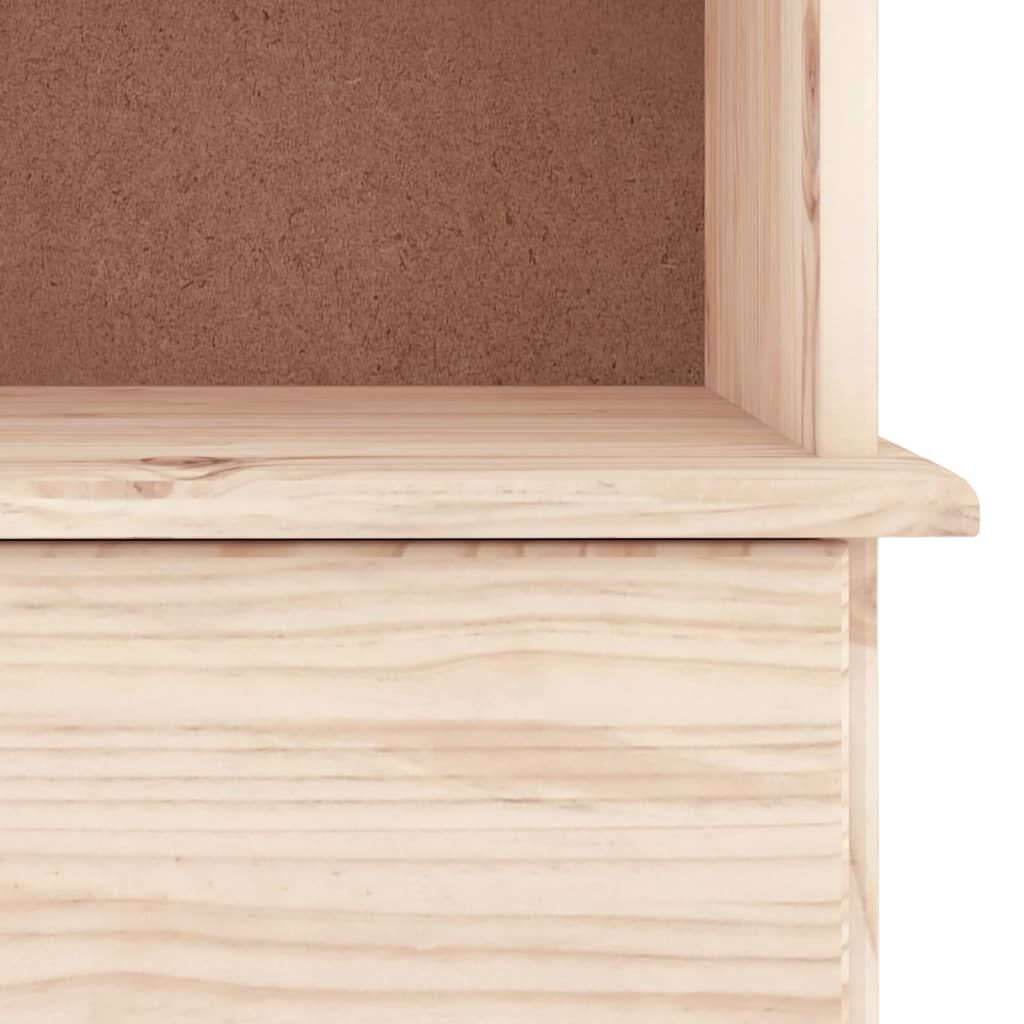 vidaXL Bookcase with Drawers ALTA 60x35x142 cm Solid Wood Pine