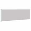 vidaXL Patio Retractable Side Awning 200x600 cm Grey