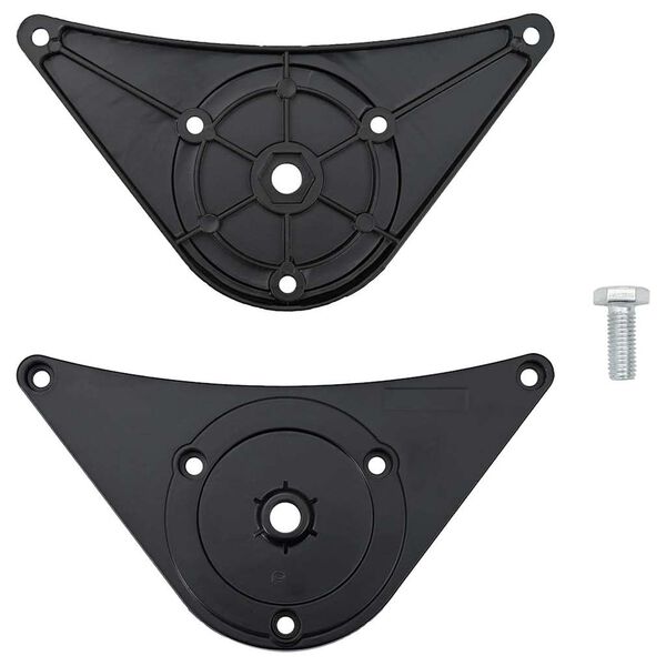 4 Height Adjustable Table Legs Black 1100 mm